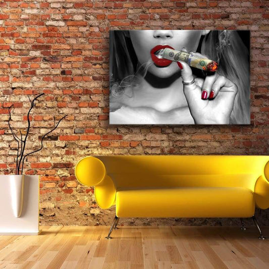 Cigar Money Girl