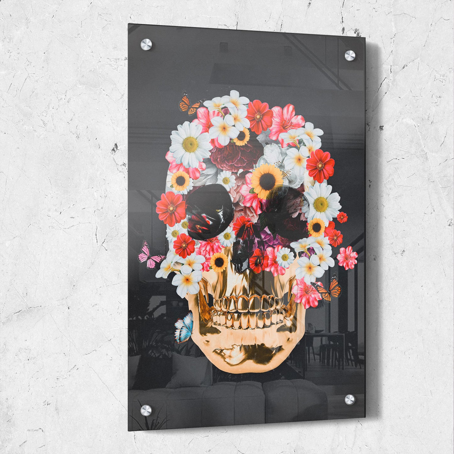 Flower Skull