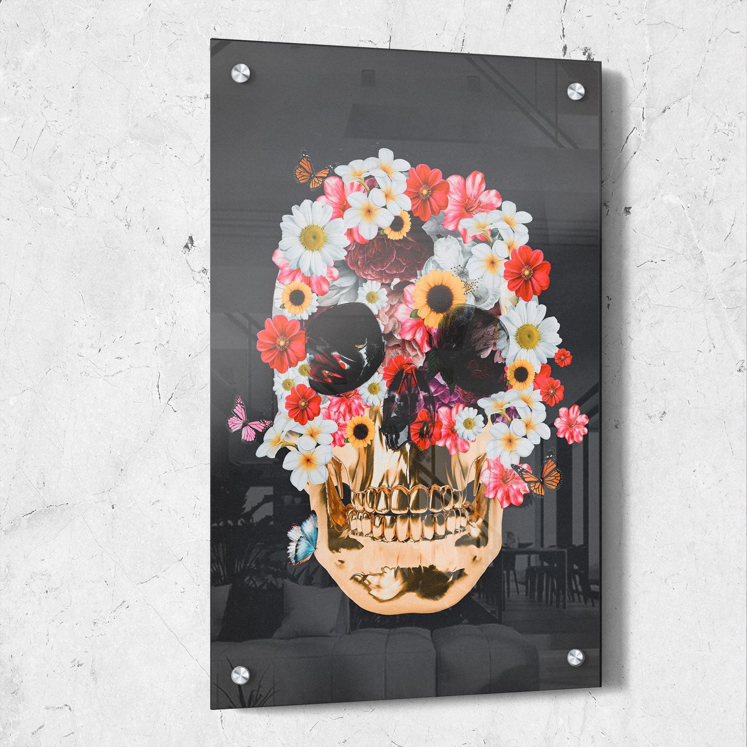 Flower Skull