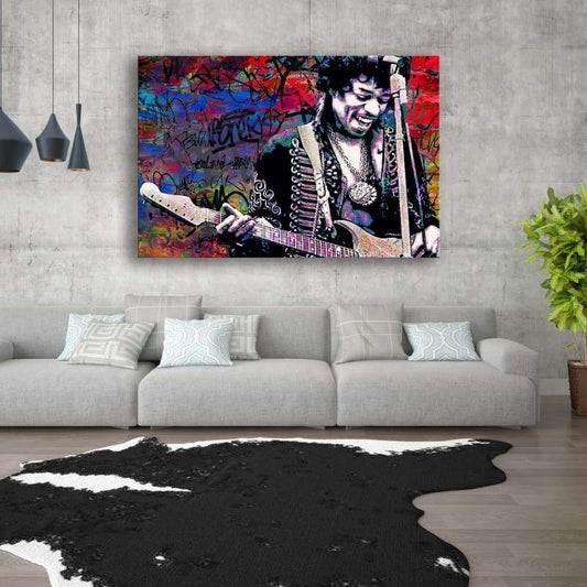Jimmi Hendrix Graffiti
