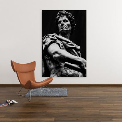 Julius Caesar Sculpture Black & White