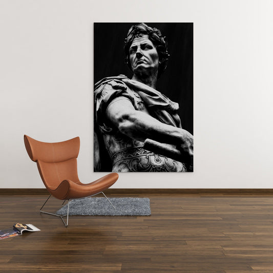 Julius Caesar Sculpture Black & White