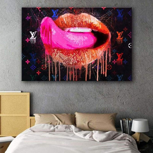 Lick My Lips Louis LV Inspired