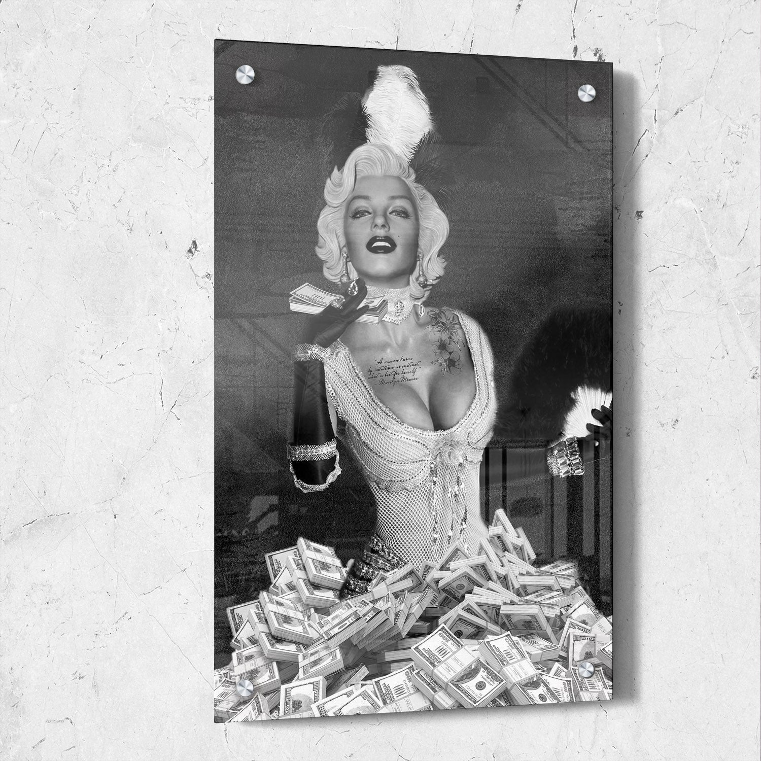 Marilyn Monroe Inspired Showgirl Money