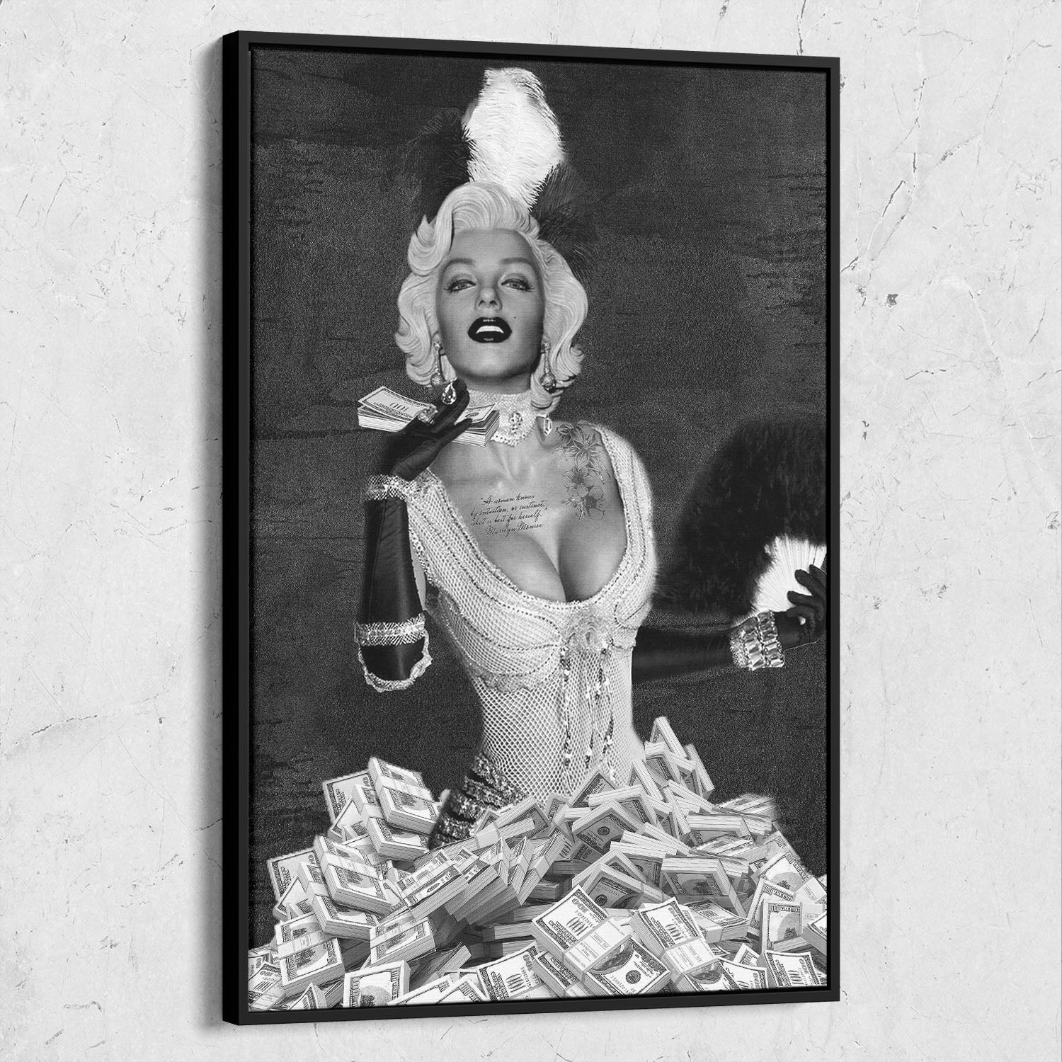 Marilyn Monroe Inspired Showgirl Money