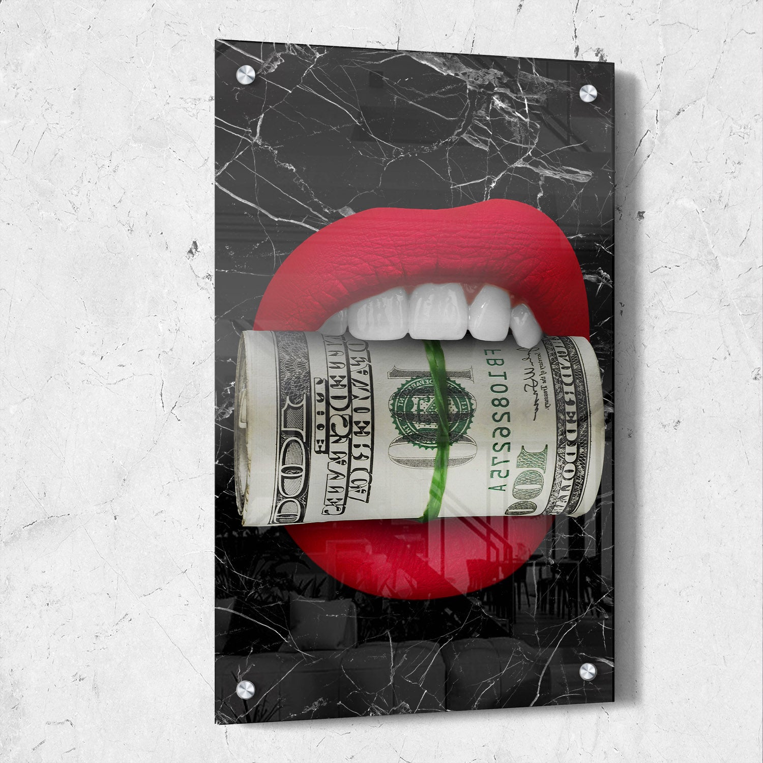 Money Hungry Black Marble