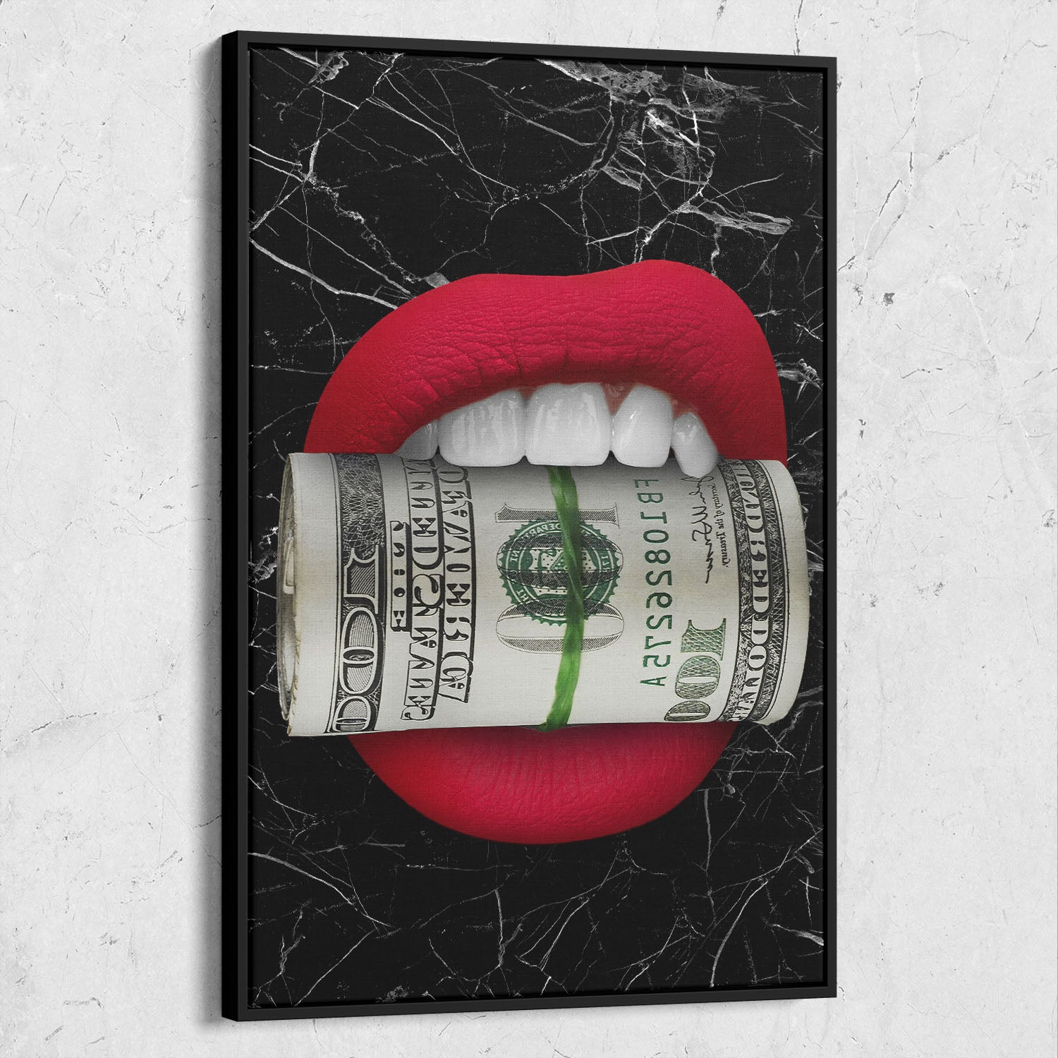 Money Hungry Black Marble