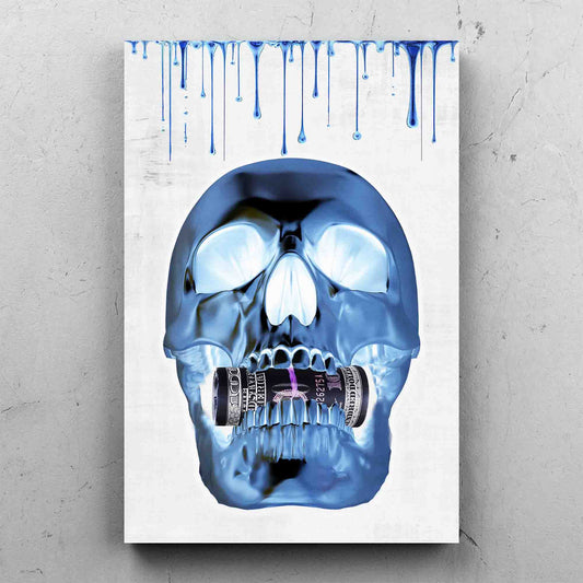 Money Hungry Skull Inverted