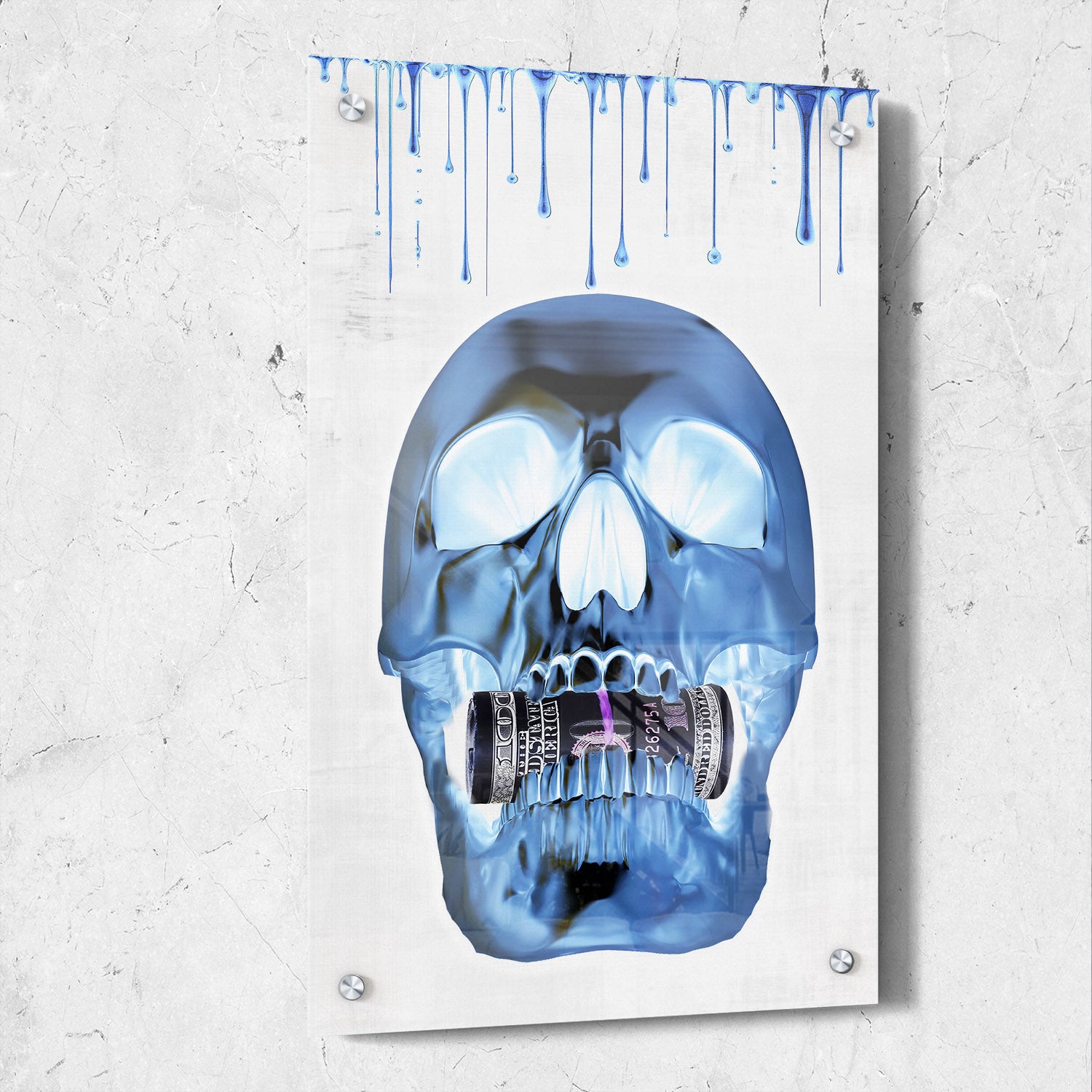 Money Hungry Skull Inverted