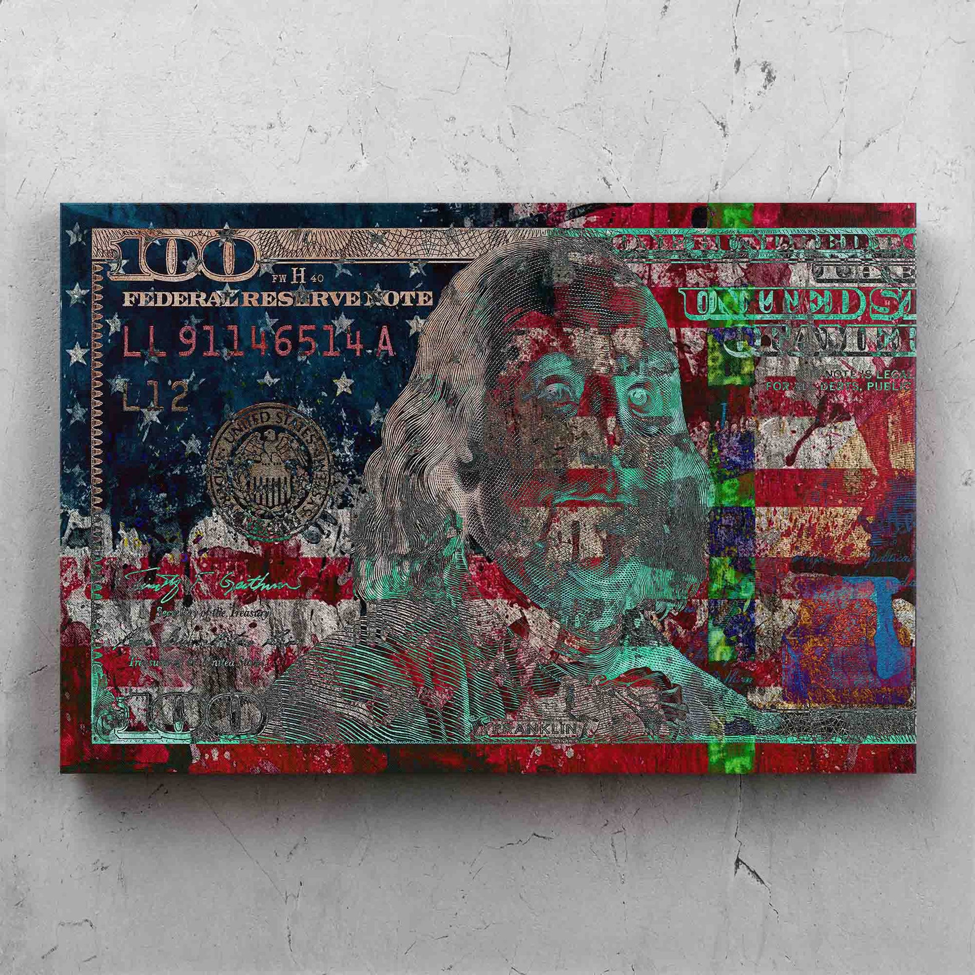 Money $100 Bill Graffiti