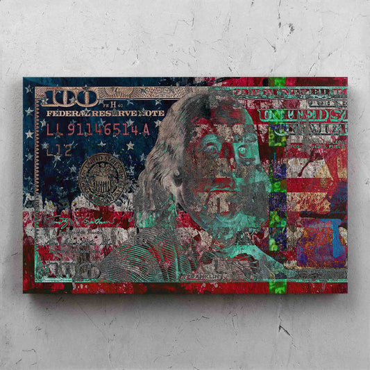 Money $100 Bill Graffiti