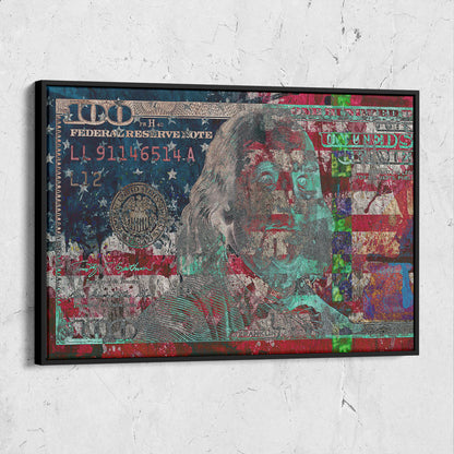 Money $100 Bill Graffiti