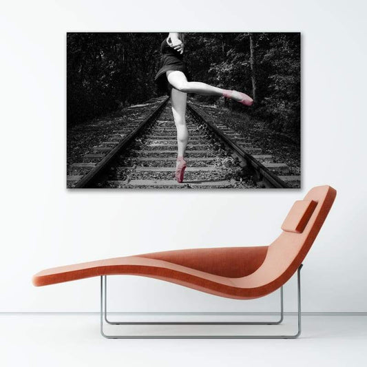 Pink Ballet Shoes Railroad