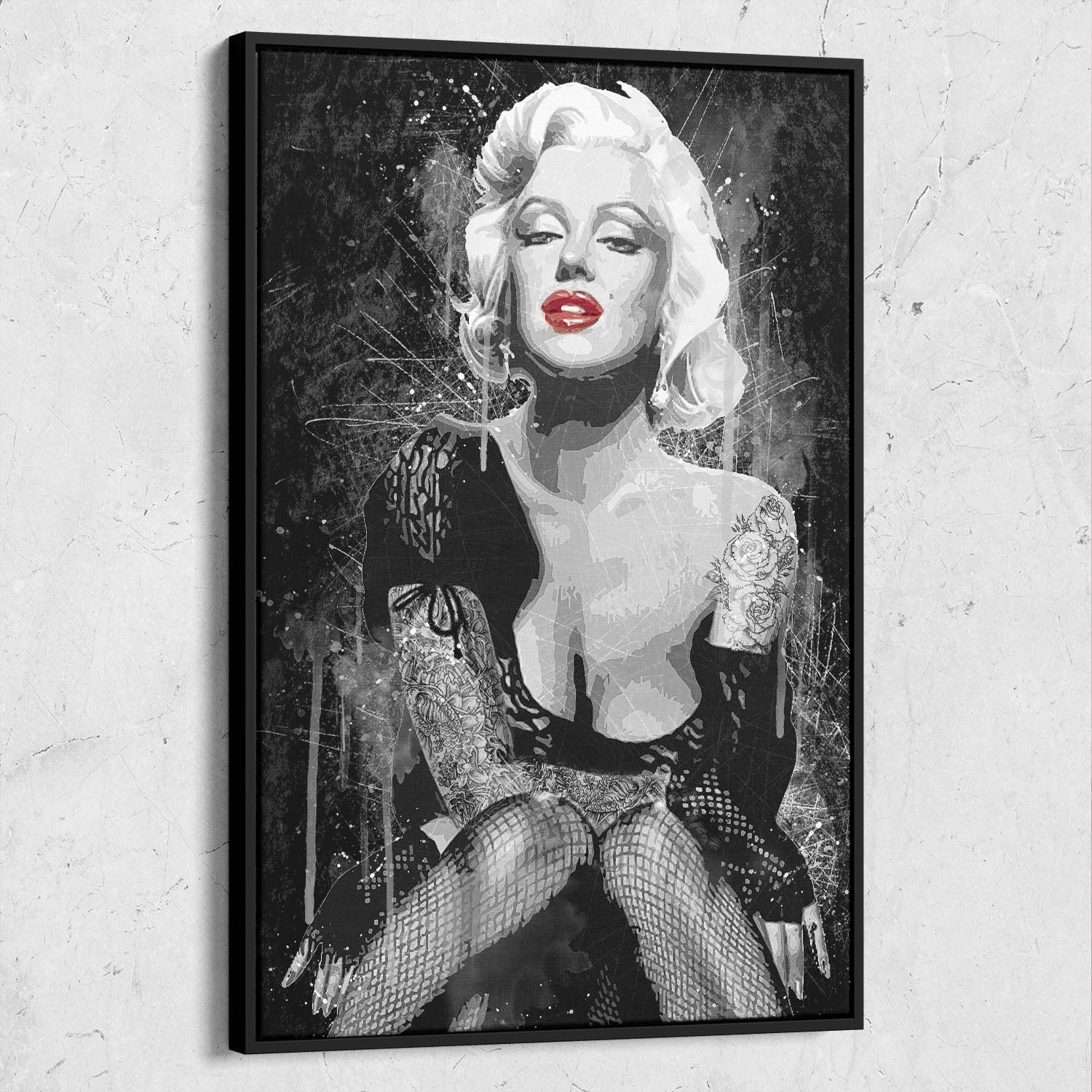 Tatted Marilyn Monroe Inspired