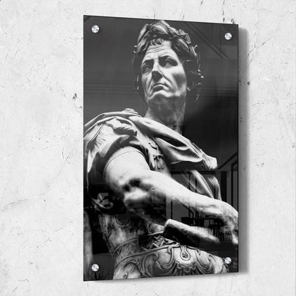 Julius Caesar Sculpture Black & White