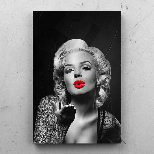 Marilyn Monroe Inspired Blowing Kiss