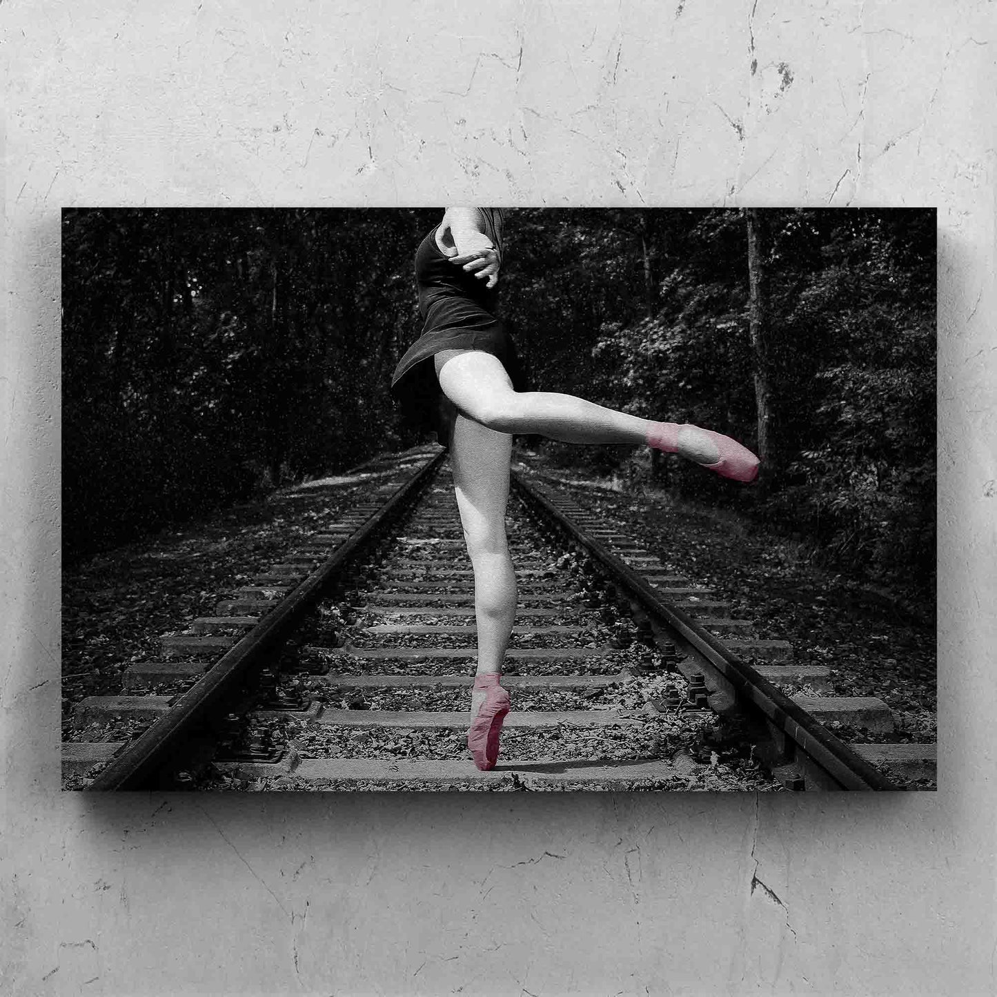 Pink Ballet Shoes Railroad