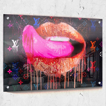 Lick My Lips Louis LV Inspired