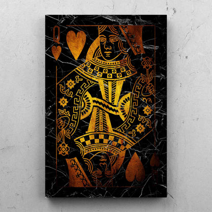 Gold Queen of Hearts