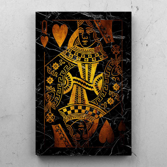 Gold Queen of Hearts